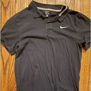 Black Vintage Nike polo